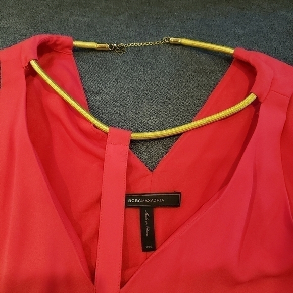 Like NEW BCBG MAXAZRIA Azalea Viviene V-Neck Dress Size XXS - Picture 5 of 7